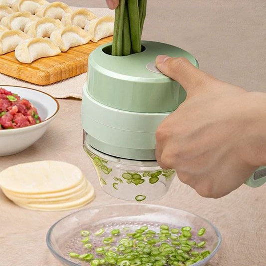 ChopXpert | 4-in-1 Portable electric vegetable chopper