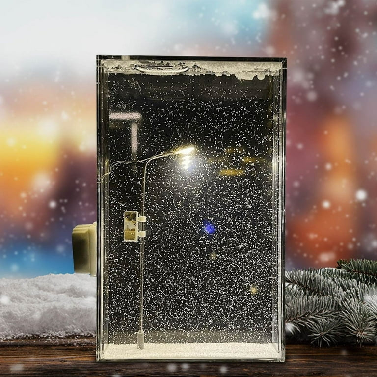 Snowy Night Street Lamp | Miniature DIY Snowfall Night Lamp