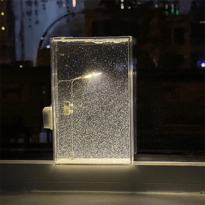 Snowy Night Street Lamp | Miniature DIY Snowfall Night Lamp